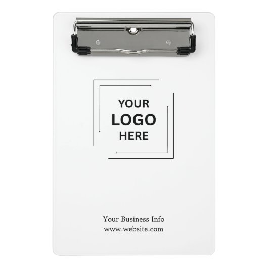 Modern Minimalistisch Zakelijk Logo Klembord Ontwe (Voorkant)