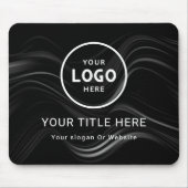 Modern Minimalistisch Zakelijk Logo Muismat (Voorkant)