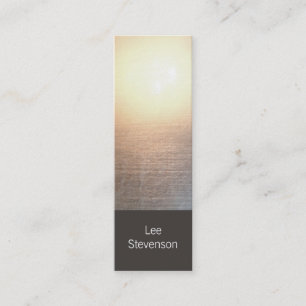 Modern minimalistisch Zen Glow Mini-Visitekaartje Mini Visitekaartje