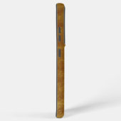 Modern minimalistisch zwart goudmonogram samsung galaxy hoesje (Rechterkant)