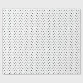 Modern minimalistisch zwart-wit driehoekspatroon cadeaupapier (Vlak)