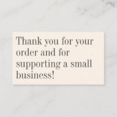 Modern minimalistisch zwart-wit Editable Hartelijk Visitekaartje (Voorkant)