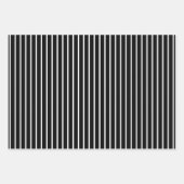 Modern minimalistisch zwart-wit patroon inpakpapier vel (Voorkant 2)