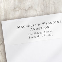 Modern minimalistisch zwart-wit rendement