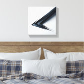 Modern Minimalistische Abstracte Scherpe Vector -  Canvas Afdruk (Insitu (Slaapkamer))