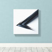 Modern Minimalistische Abstracte Scherpe Vector -  Canvas Afdruk (Insitu (Houten vloer))