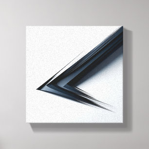 Modern Minimalistische Abstracte Scherpe Vector - Canvas Afdruk