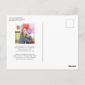 Modern minimalistische Arch 2 Foto Afstuderen Afst Briefkaart (Achterkant)