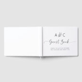 Modern minimalistische bruiloft gastenboek (Volledig)