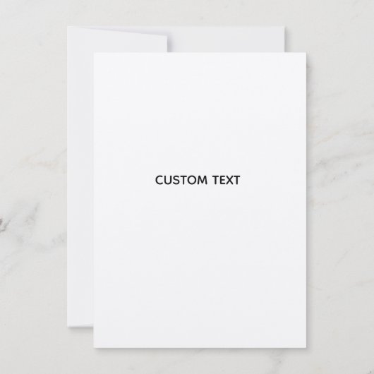 Modern minimalistische Floral Wedding bespaart dat Kaart (Achterkant)