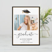 Modern minimalistische fotograafpartij kaart (Staand voorkant)