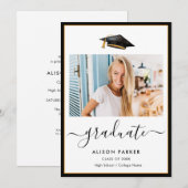 Modern minimalistische fotograafpartij kaart (Voorkant / Achterkant)