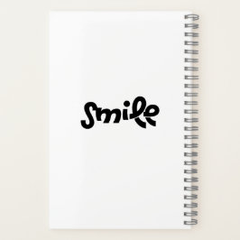 Modern Minimalistische Glimlach is Liefdadigheid I Notitieboek