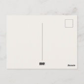 Modern Minimalistische Halloween – Persoonlijk Briefkaart (Achterkant)