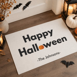 Modern Minimalistische Halloween – Persoonlijk Deurmat