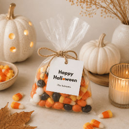 Modern Minimalistische Halloween – Vierkant Persoo Bedankjes Labels