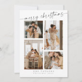 Modern minimalistische kerstkaart (Voorkant)