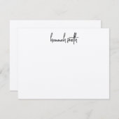 Modern minimalistische Kraft-kaart Notitiekaartje (Voorkant / Achterkant)