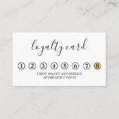 Modern minimalistische logo visitekaartje (Voorkant)