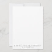 Modern Minimalistische Polaroid Foto Save the Date (Achterkant)