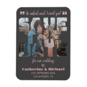 Modern minimalistische stijlvolle foto van typogra magneet (Verticaal)