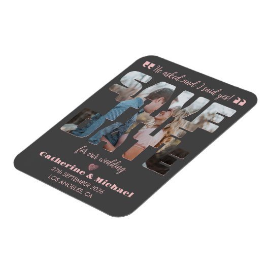 Modern minimalistische stijlvolle foto van typogra magneet (Linkerzijde)