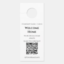 Modern Minimalistische Welkom Thuis Vastgoed QR Co