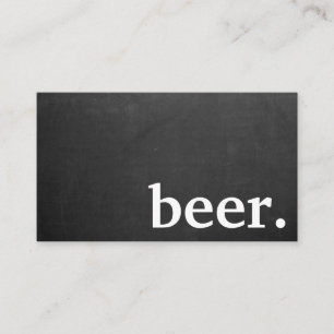 Modern Minimalistische Zwarte Krijtbord Loyaltykaa Visitekaartje