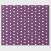 Modern minimum elegant purple class of graduation cadeaupapier (Vlak)
