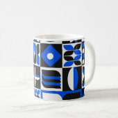 modern minimumpatroon uit de Middeleeuwse eeuw Koffiemok (Voorkant rechts)