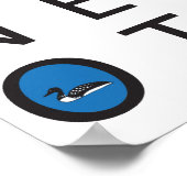 Modern Minnesota met een ballon Poster (Hoek)