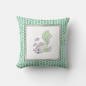 Modern Mint Birth Baby voor kinderen Kussen (Voorkant)