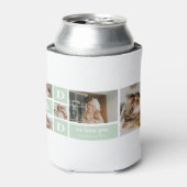 Modern Mint Collage Foto Pap Beste Gift Blikjeskoeler (Blikje Voorkant)