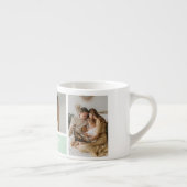 Modern Mint Collage Foto Pap Beste Gift Espresso Kop (Rechts)