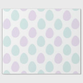 Modern Mint en Paars Deeghoen | Pasen Cadeaupapier (Vlak)