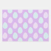 Modern Mint en Paars Deeghoen | Pasen Inpakpapier Vel (Voorkant 2)