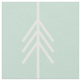 Modern Mint en White Arrow Stof