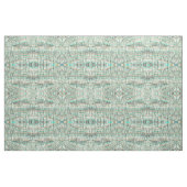 Modern Mint Gold Tie Dye Abstract Stof (Fat Quarter)