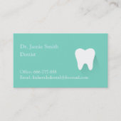 Modern Mint Green Dental Visitekaartjes (Voorkant)