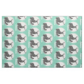 Modern Mint Specialized Deer Stof (Fat Quarter)