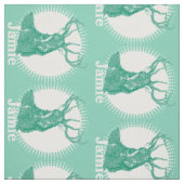 Modern Mint Specialized Deer Stof (Swatch)