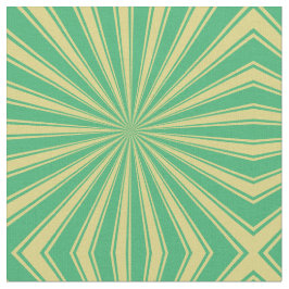 Modern Mint Sun Ray-patroon Stof