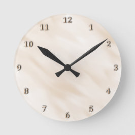 Modern Misty Antique White Clock Bath Accessory Ronde Klok