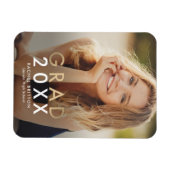 Modern Mix Afstuderen Aankondiging Magnet Magneet (Horizontaal)