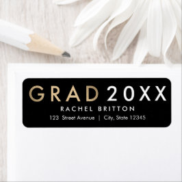 Modern Mix Afstuderen Address Label