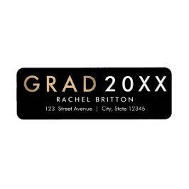 Modern Mix Afstuderen Address Label
