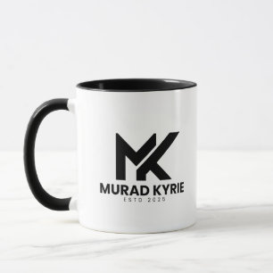 Modern MK Logo Mok monogram gecombineerd met clean