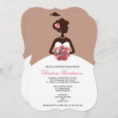 Modern Mocha Bridal Shower Kaart (Voorkant / Achterkant)