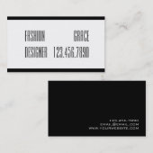 Modern Mode Designer Visitekaartje (Voorkant / Achterkant)