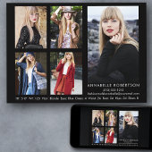 Modern Model en Actor 5 Foto's Comp Kaart